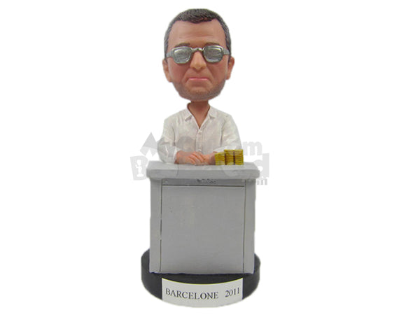 Custom Bobblehead Businessman Ready To Do Business Wearing A Long-Sleeved Shirt - Careers & Professionals Corporate & Executives Personalized Bobblehead & Cake Topper Custom Bobblehead Businessman Ready To Do Business Wearing A Long-Sleeved Shirt - Careers & Professionals Corporate & Executives Personalized Bobblehead & Cake Topper
